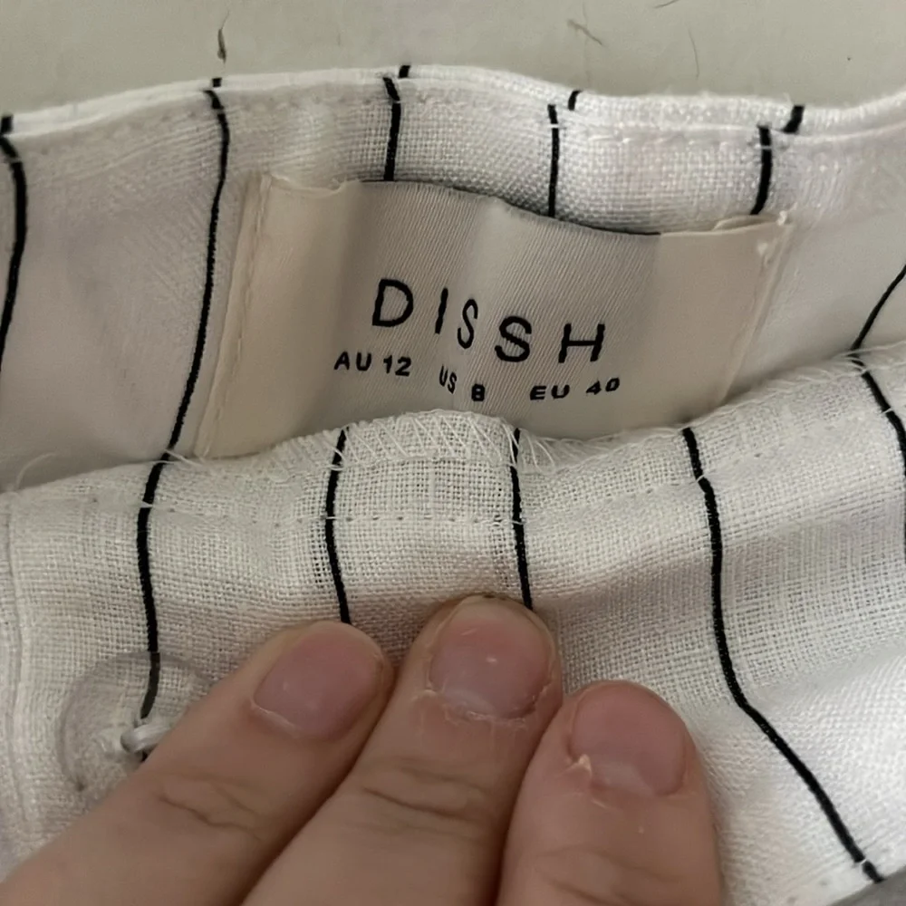 Dissh Linen Striped Maxi Skirt - Picture 2 of 6